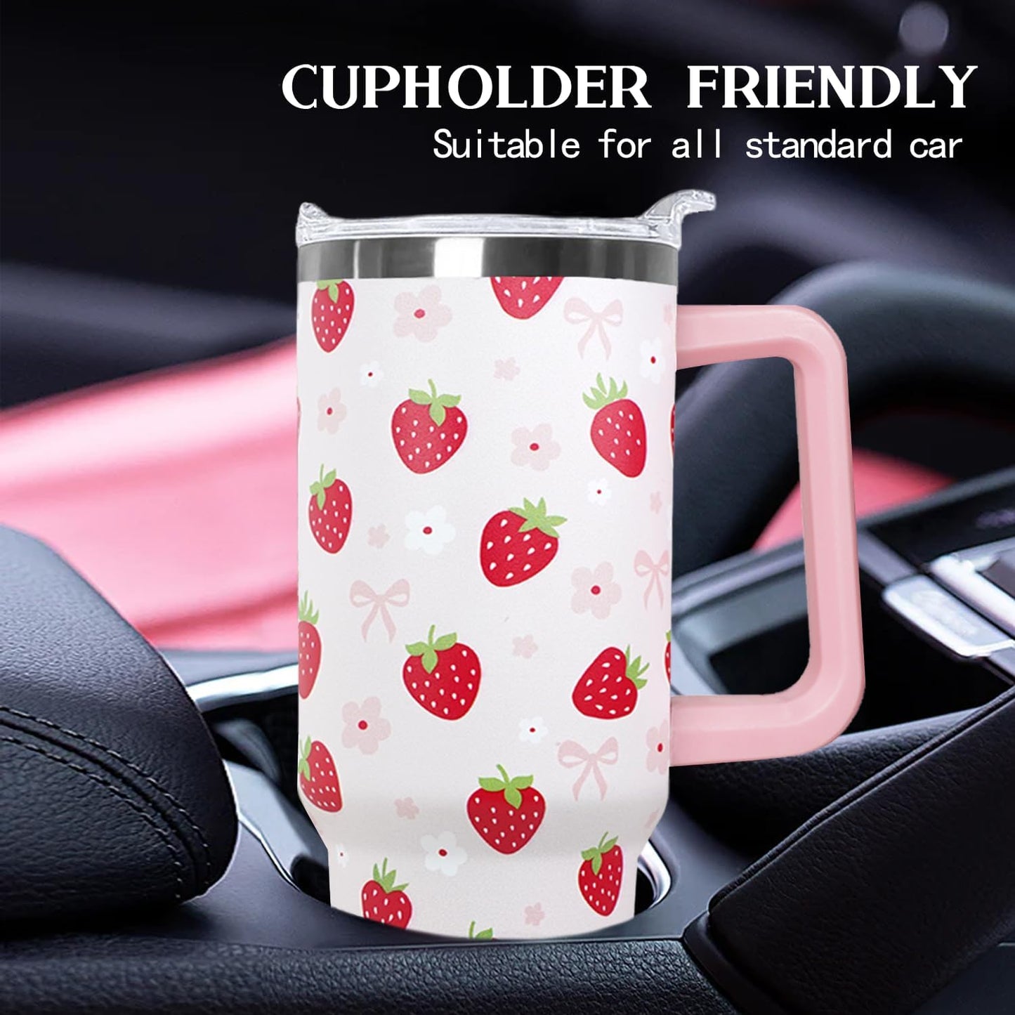 30 oz Stainless Steel Tumbler with lid and Straw,Yellow CoffeeTravel Mug Cup Water Botter, Lemon Gifts for Lemon Lovers - Colors A