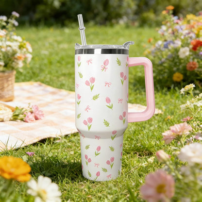 30 oz Stainless Steel Tumbler with lid and Straw,Yellow CoffeeTravel Mug Cup Water Botter, Lemon Gifts for Lemon Lovers - Colors A