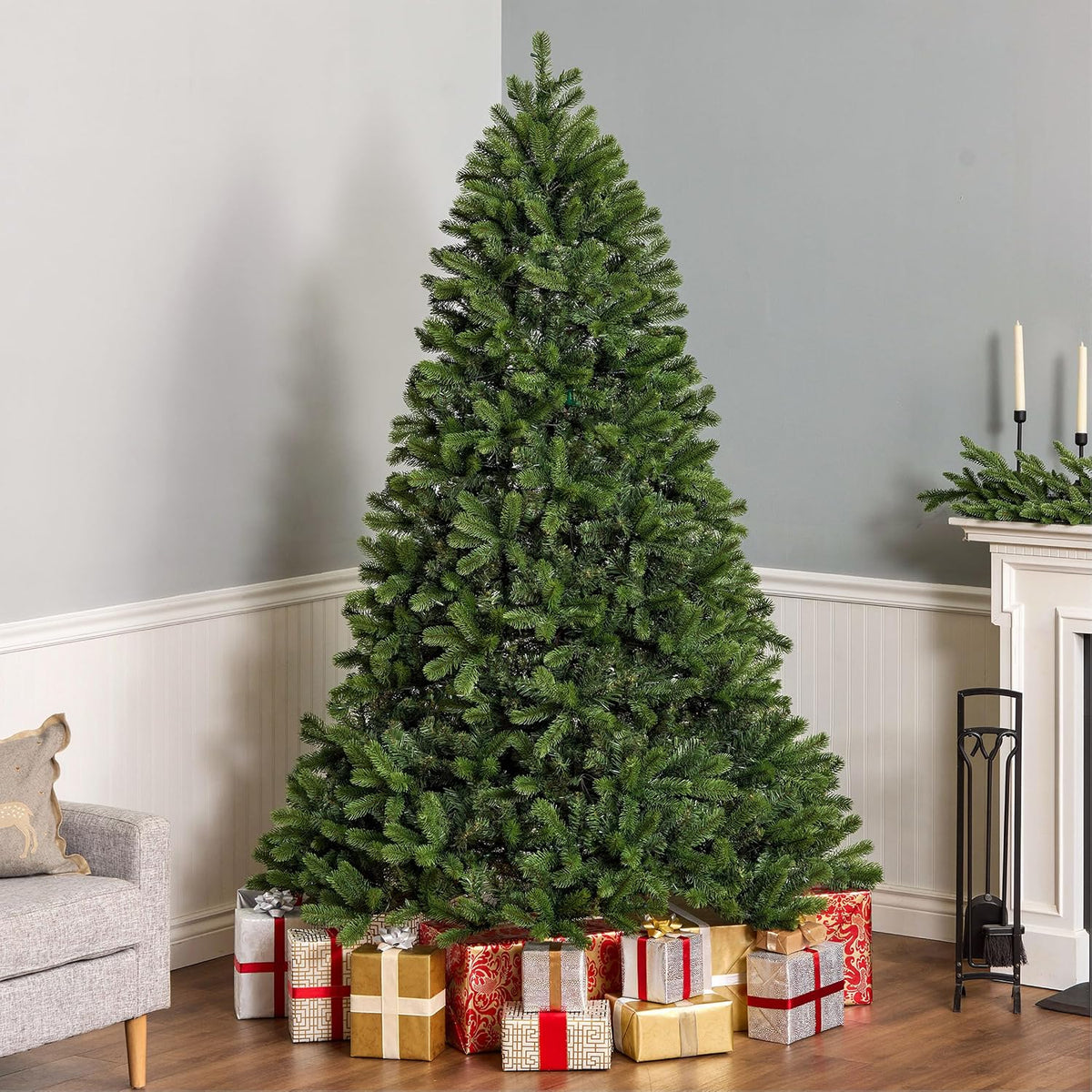 7.5ft Unlit Downswept Douglas Fir Christmas Tree