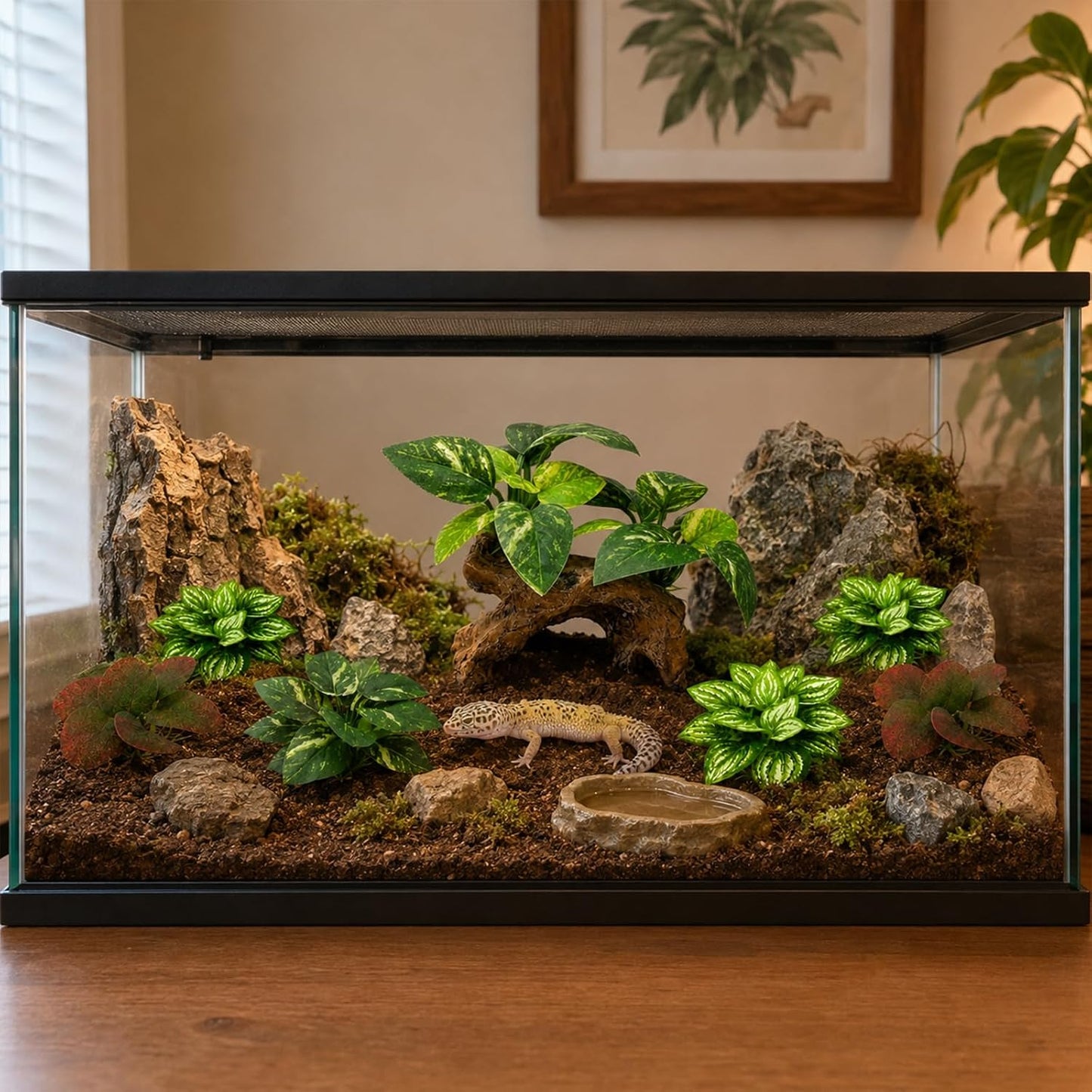 10 PCS Aquarium Decorations Silk Aquarium Plants Betta Fish Tank Decor Artificial Fish Tank Decorations Plants for Betta, Goldfish, Turtle & Reptile Tanks Ornament Accessories