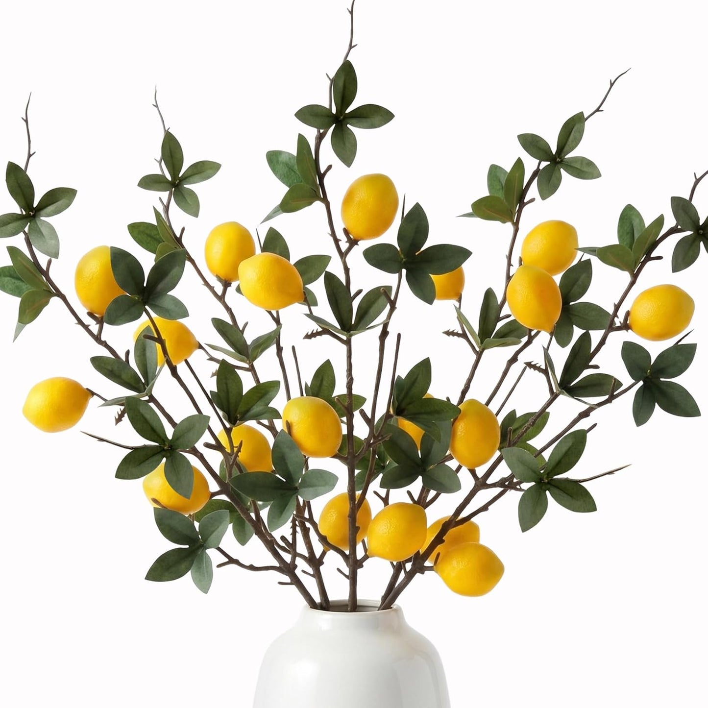 5 Pcs Fake Peach Branch Decoration Mini Artificial Peaches Fruit Stem Bouquet Realistic Lifelike Simulation Branches Model for Vase Window Display