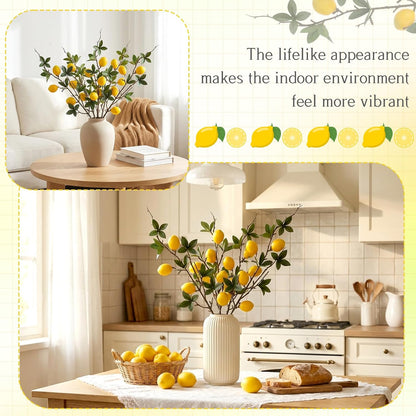 5 Pcs Fake Peach Branch Decoration Mini Artificial Peaches Fruit Stem Bouquet Realistic Lifelike Simulation Branches Model for Vase Window Display