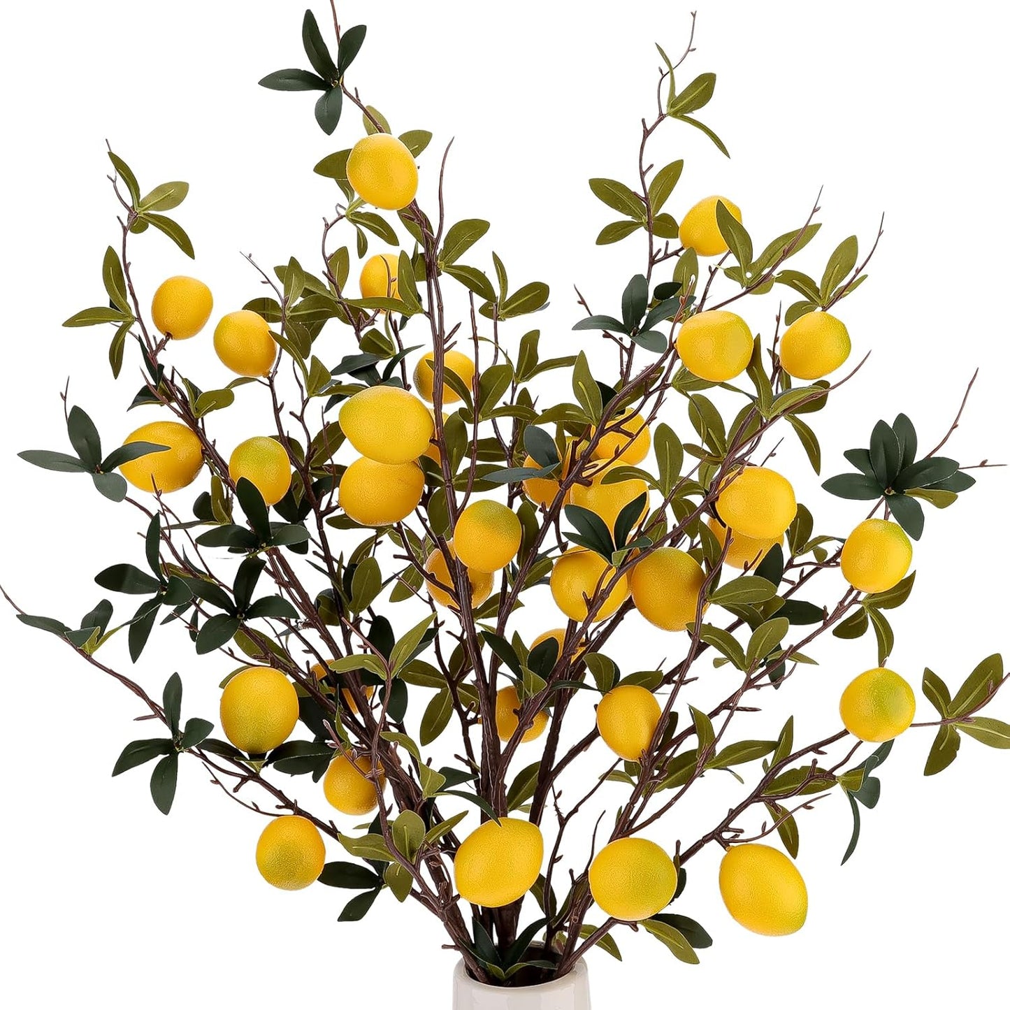 5 Pcs Fake Peach Branch Decoration Mini Artificial Peaches Fruit Stem Bouquet Realistic Lifelike Simulation Branches Model for Vase Window Display