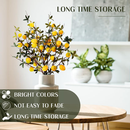 5 Pcs Fake Peach Branch Decoration Mini Artificial Peaches Fruit Stem Bouquet Realistic Lifelike Simulation Branches Model for Vase Window Display