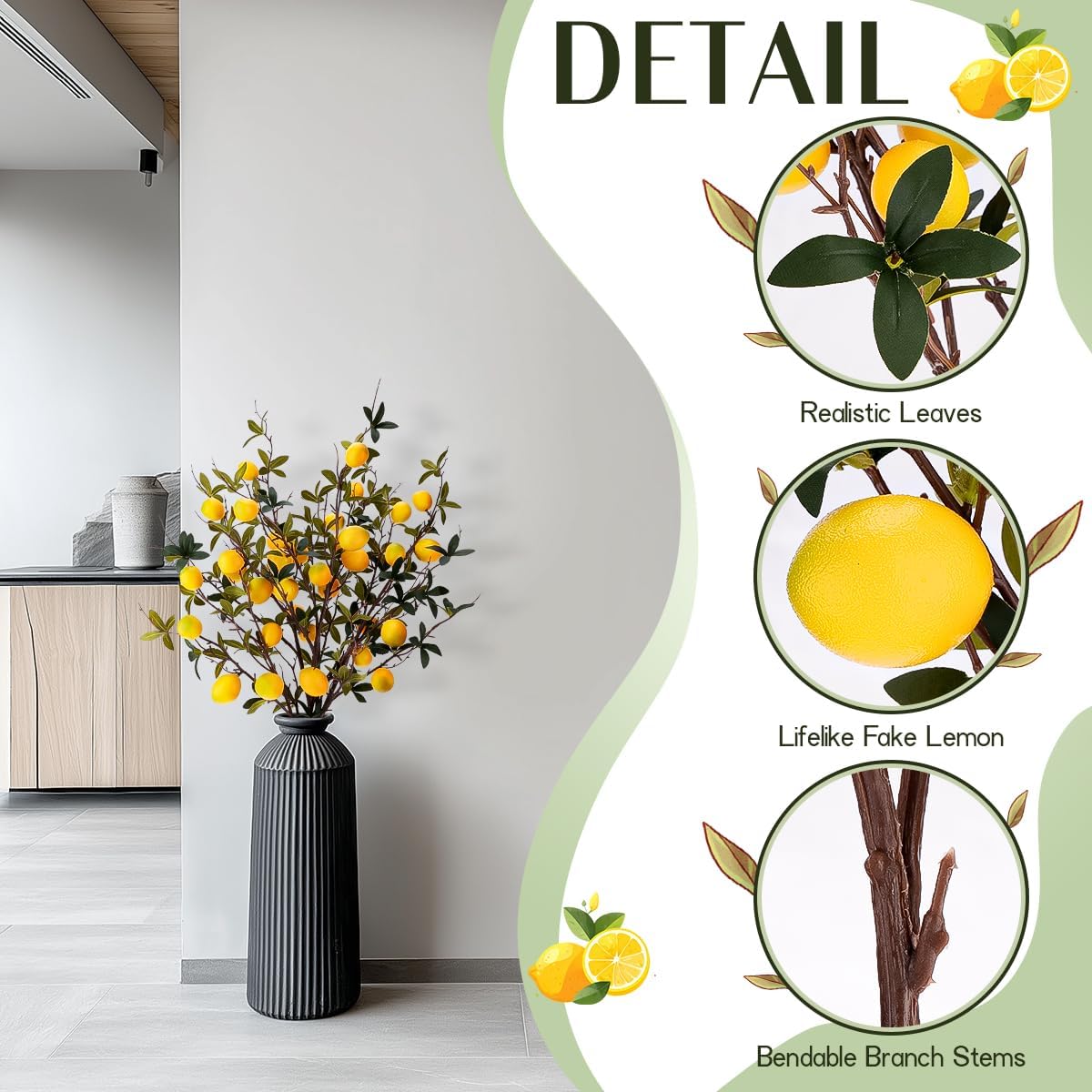 5 Pcs Fake Peach Branch Decoration Mini Artificial Peaches Fruit Stem Bouquet Realistic Lifelike Simulation Branches Model for Vase Window Display