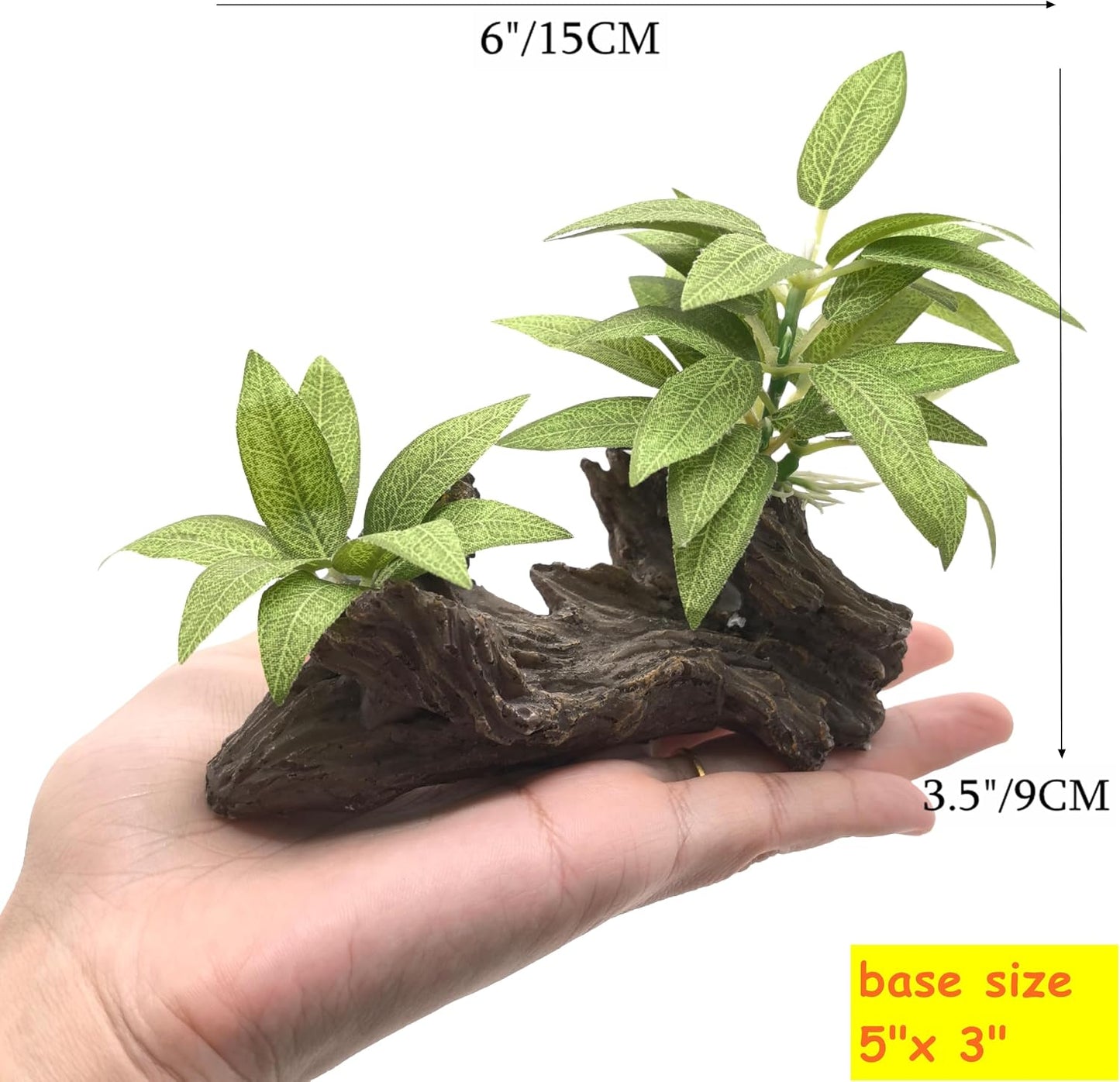 Artificial Fish Tank Plants Aquarium Plant Aquatic Water Grass Foreground Decor (1PC Green)