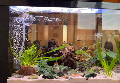 Artificial Fish Tank Plants Aquarium Plant Aquatic Water Grass Foreground Decor (1PC Green)