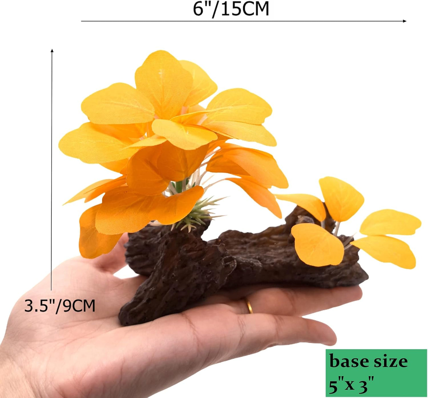 Artificial Fish Tank Plants Aquarium Plant Aquatic Water Grass Foreground Decor (1PC Green)