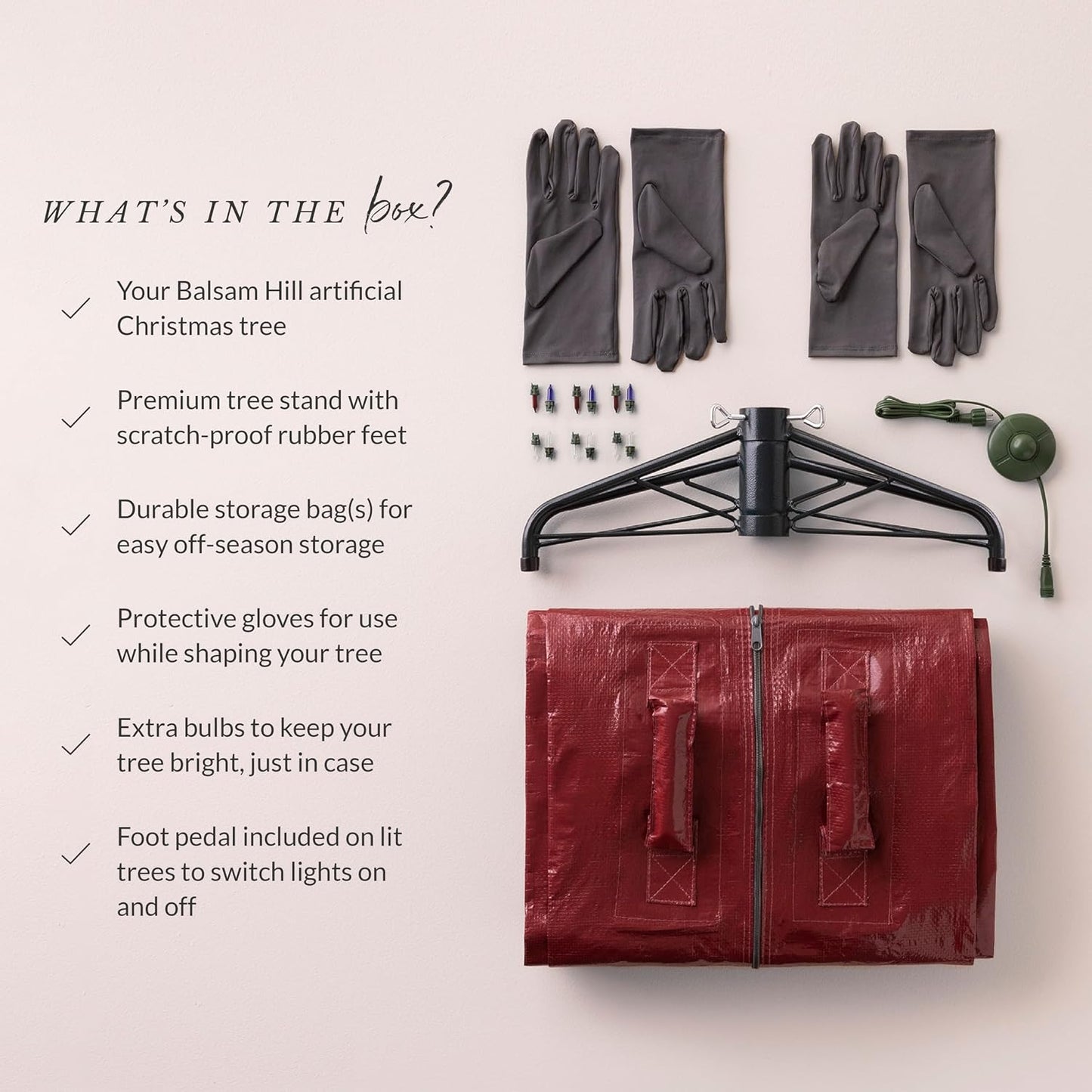 6.5ft Pre-Lit Classic Blue Spruce - Artificial Christmas Tree with 2,144+ Tips, 700 Clear LED Lights, Easy Plug Technology & Premium Stand for Indoor Holiday Decorating