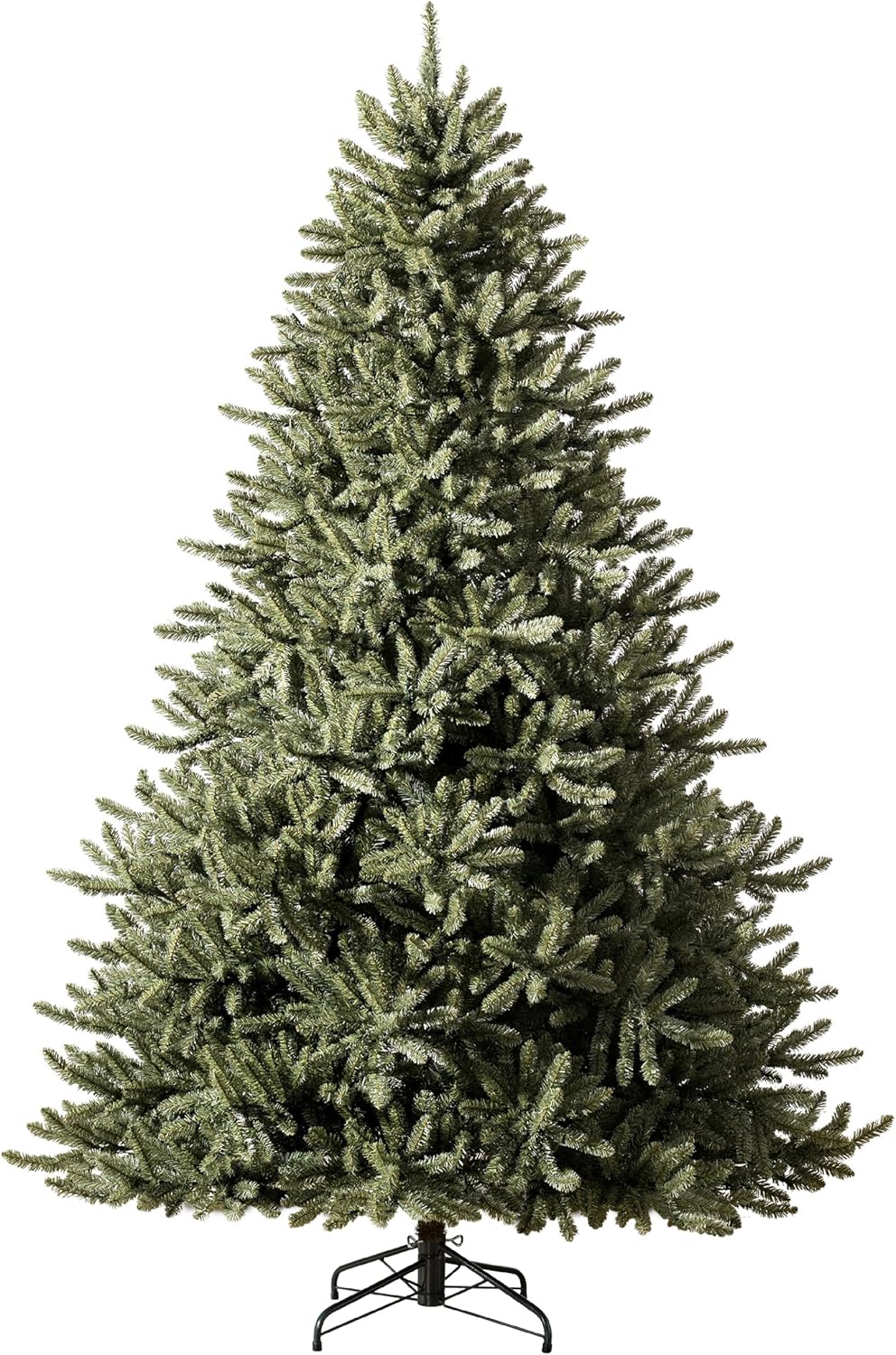 6.5ft Pre-Lit Classic Blue Spruce - Artificial Christmas Tree with 2,144+ Tips, 700 Clear LED Lights, Easy Plug Technology & Premium Stand for Indoor Holiday Decorating