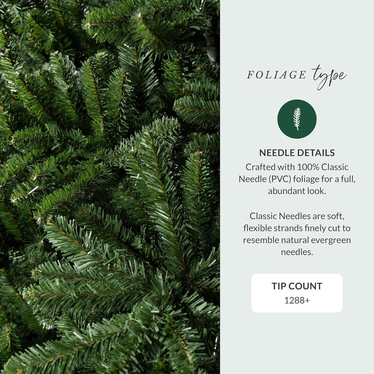 6.5ft Pre-Lit Classic Blue Spruce - Artificial Christmas Tree with 2,144+ Tips, 700 Clear LED Lights, Easy Plug Technology & Premium Stand for Indoor Holiday Decorating