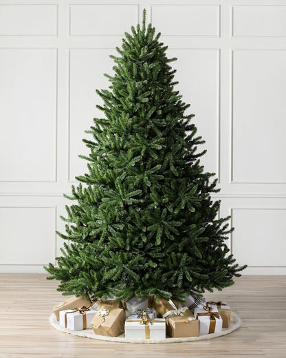 6.5ft Pre-Lit Classic Blue Spruce - Artificial Christmas Tree with 2,144+ Tips, 700 Clear LED Lights, Easy Plug Technology & Premium Stand for Indoor Holiday Decorating