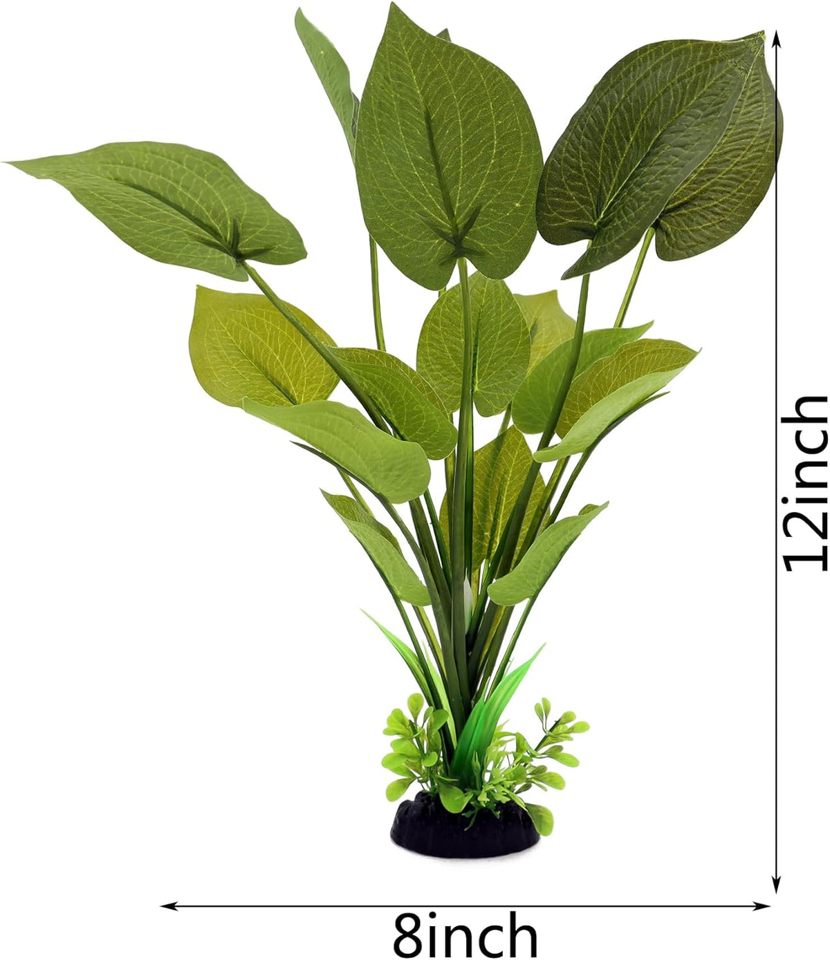 ALEGI Silk Aquarium Plants, 12 Inch Artificial Silk Plants Decorations