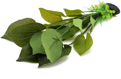 ALEGI Silk Aquarium Plants, 12 Inch Artificial Silk Plants Decorations