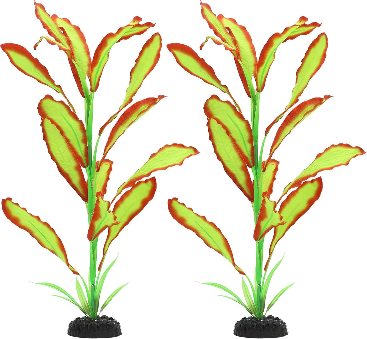 ALEGI Silk Aquarium Plants, 12 Inch Artificial Silk Plants Decorations