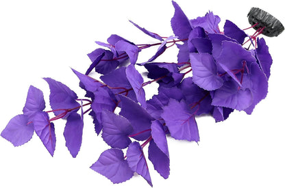 ALEGI Silk Aquarium Plants, 12 Inch Artificial Silk Plants Decorations