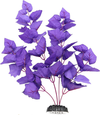 ALEGI Silk Aquarium Plants, 12 Inch Artificial Silk Plants Decorations