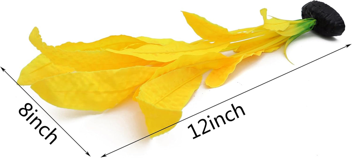 ALEGI Silk Aquarium Plants, 12 Inch Artificial Silk Plants Decorations