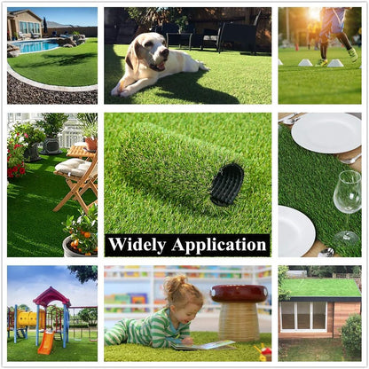 Artificial Grass Outdoor Rug, Synthetic Turf for Dog, Patio 6x8 ft