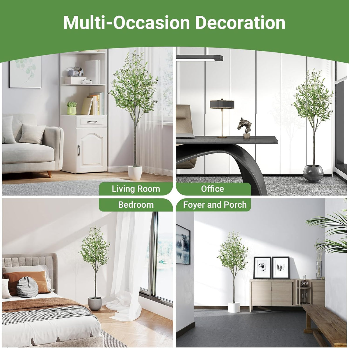 6FT Fall Artificial Eucalyptus Tree with Wicker Basket, Orange Potted Faux Eucalyptus Trees, Autumn Fake Eucalyptus Plants, Lifelike Leaves & Natural Trunk for Home Office Bedroom, Indoor