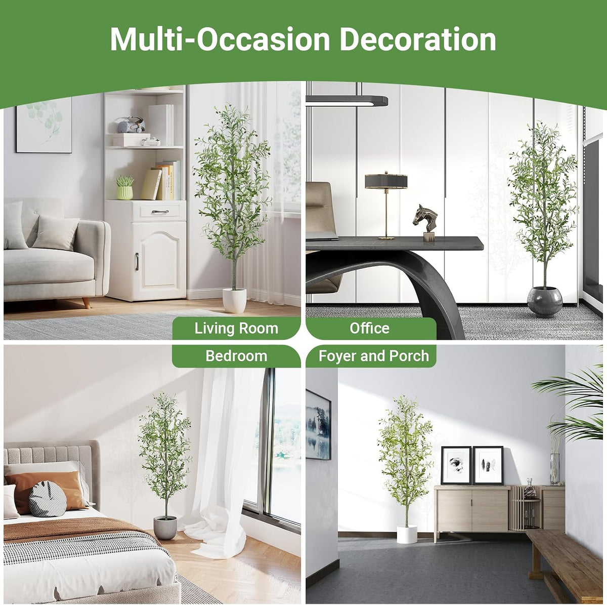 6FT Fall Artificial Eucalyptus Tree with Wicker Basket, Orange Potted Faux Eucalyptus Trees, Autumn Fake Eucalyptus Plants, Lifelike Leaves & Natural Trunk for Home Office Bedroom, Indoor
