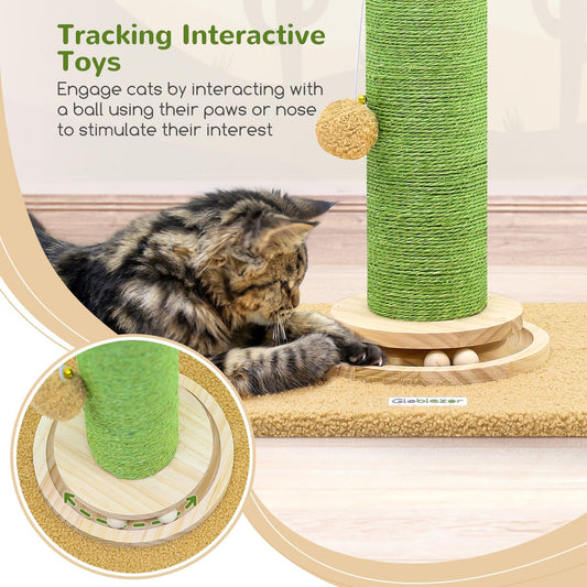 Extra Thick Cactus Scratching Posts for Indoor Large Cats, SC37
