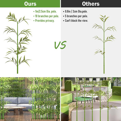 5ft Fake Bamboo Plant, Artificial Privacy Trees Faux Bamboo