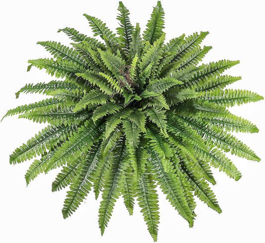 Artificial Ferns for Outdoors & Indoors, 51in Large Fake Ferns Plants