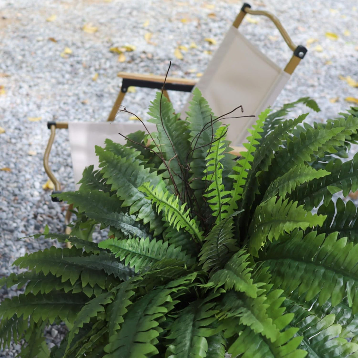 Artificial Ferns for Outdoors & Indoors, 51in Large Fake Ferns Plants