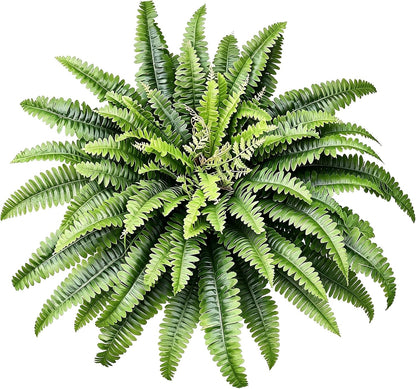 Artificial Ferns for Outdoors & Indoors, 51in Large Fake Ferns Plants