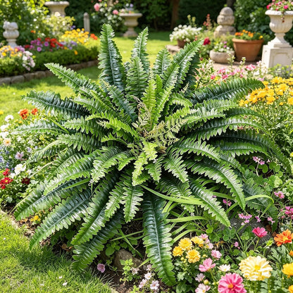 Artificial Ferns for Outdoors & Indoors, 51in Large Fake Ferns Plants