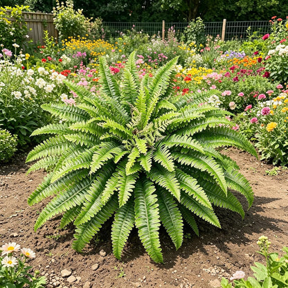 Artificial Ferns for Outdoors & Indoors, 51in Large Fake Ferns Plants