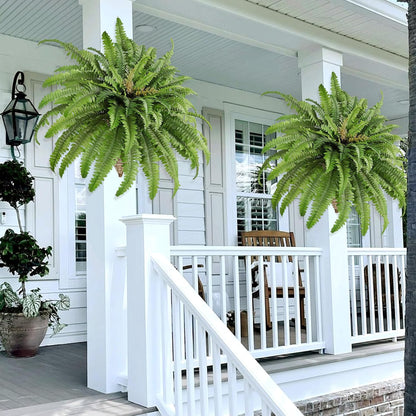 Artificial Ferns for Outdoors & Indoors, 51in Large Fake Ferns Plants