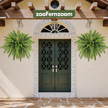 Artificial Ferns for Outdoors & Indoors, 51in Large Fake Ferns Plants