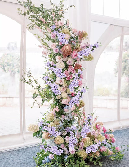 Lilac Flowers Artificial Bougainvillea 8 PCS Realistic Faux Bougainvillea Light Purple Silk Flowers 29.9" Long Stem Flowers for Tall Vase Home Wedding Centerepieces Decor (Light Purple)