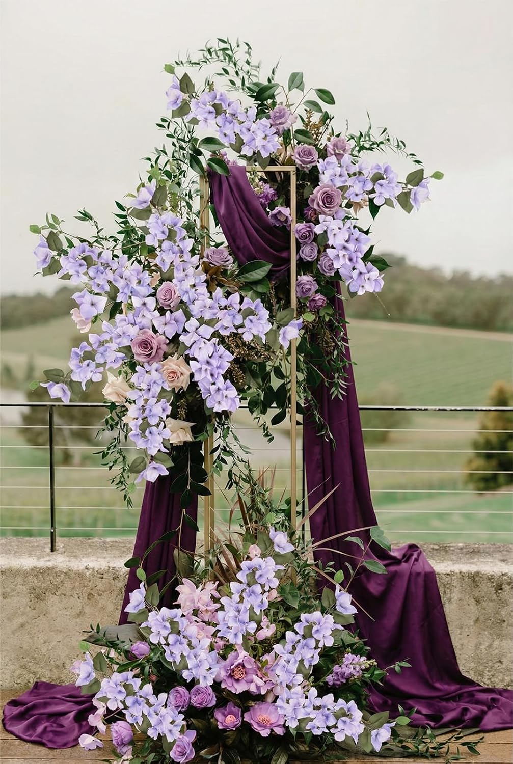 Lilac Flowers Artificial Bougainvillea 8 PCS Realistic Faux Bougainvillea Light Purple Silk Flowers 29.9" Long Stem Flowers for Tall Vase Home Wedding Centerepieces Decor (Light Purple)