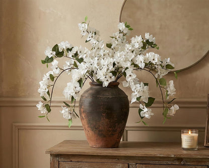 Lilac Flowers Artificial Bougainvillea 8 PCS Realistic Faux Bougainvillea Light Purple Silk Flowers 29.9" Long Stem Flowers for Tall Vase Home Wedding Centerepieces Decor (Light Purple)