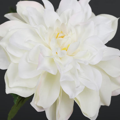 Silk Dahlia Artificial Flowers 24 Inch Long Stem - 5 Pack Fake Flowers for Wedding Bouquets,Home Decor,Fake Fall Flowers Decor,Table Arrangements-Faux Dahlia Floral (Pink1)