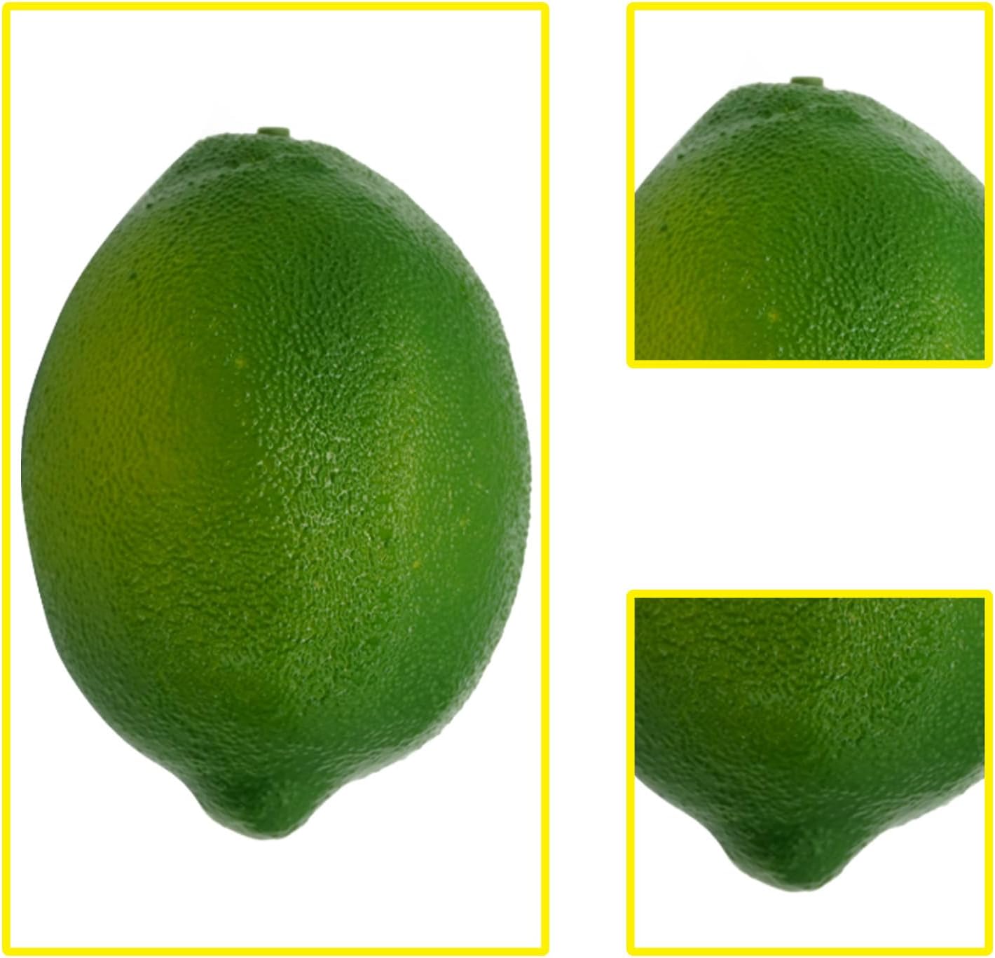 2Pcs Artificial Lemon Vines,Single Fake Lemon Vine is 78.7 Inches Long,Leaf 6.1 Inches,Faux Fruit Vine Garlands with Lemon for Room Door Wall Mantle Wedding Party Table Garden Decorations