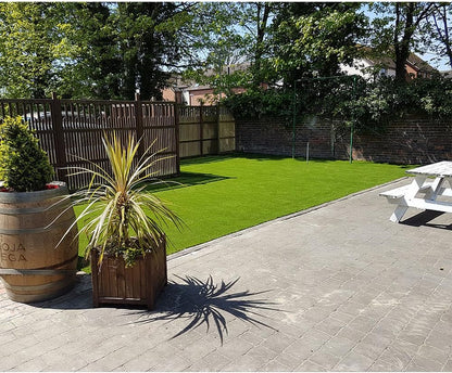 ALTRUISTIC Premium Artificial Grass Drainage Holes & Rubber Backing,6.5 ft x10 ft, 70 oz /1.38 Inch Pile Height Realistic Synthetic Grass Mat Extra-Heavy & Soft Pet Turf Fake Grass for Dogs Outdoor