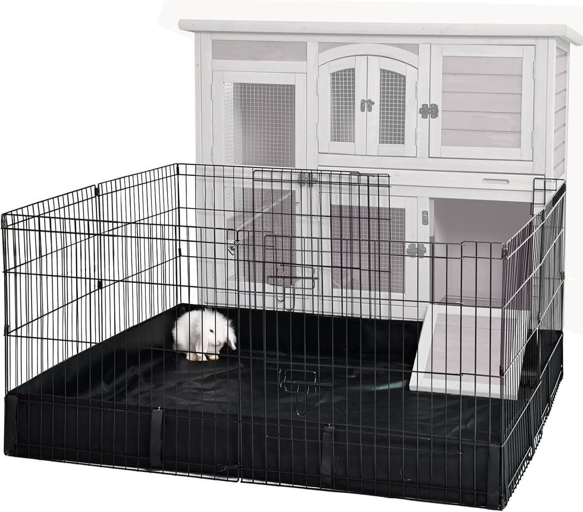 Rabbit Playpen Bunny Run Extension Indoor Small Animal Playpen