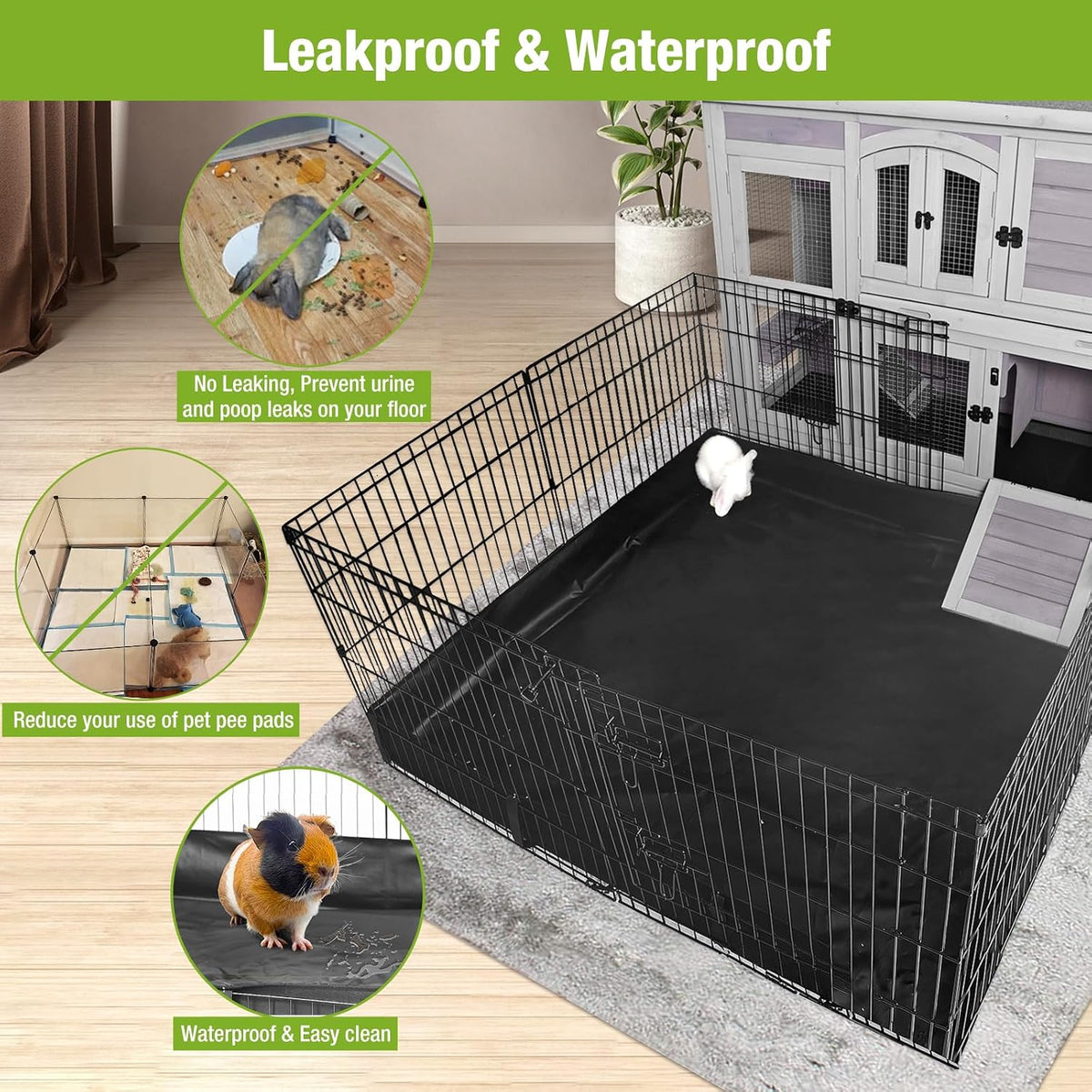 Rabbit Playpen Bunny Run Extension Indoor Small Animal Playpen