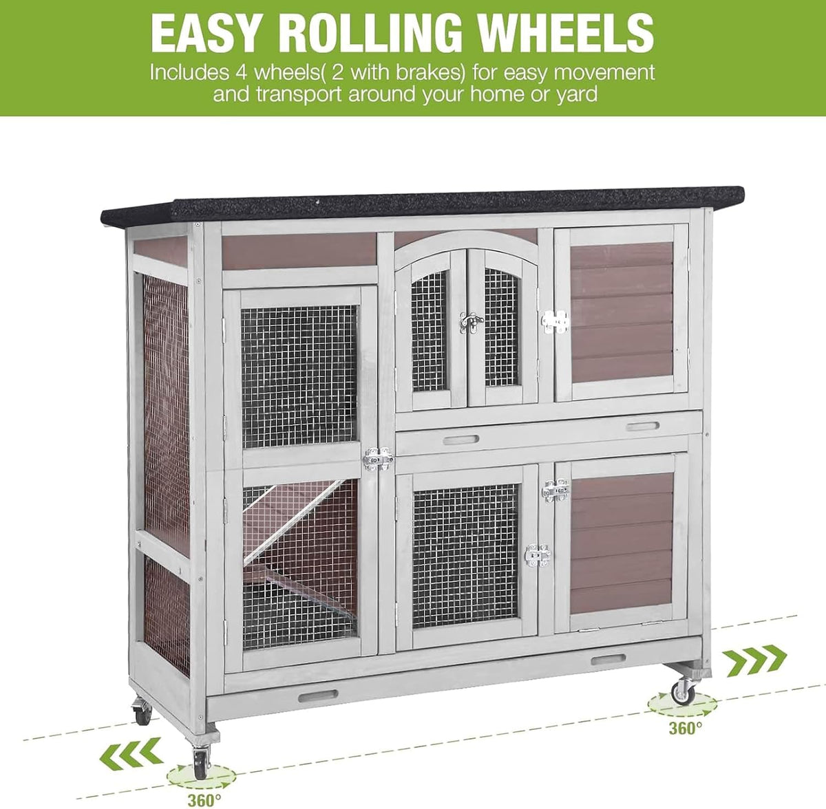 Rabbit Playpen Bunny Run Extension Indoor Small Animal Playpen
