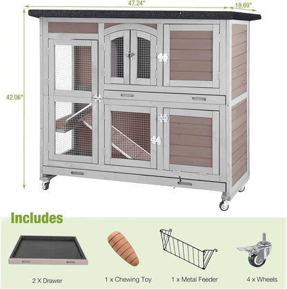 Rabbit Playpen Bunny Run Extension Indoor Small Animal Playpen