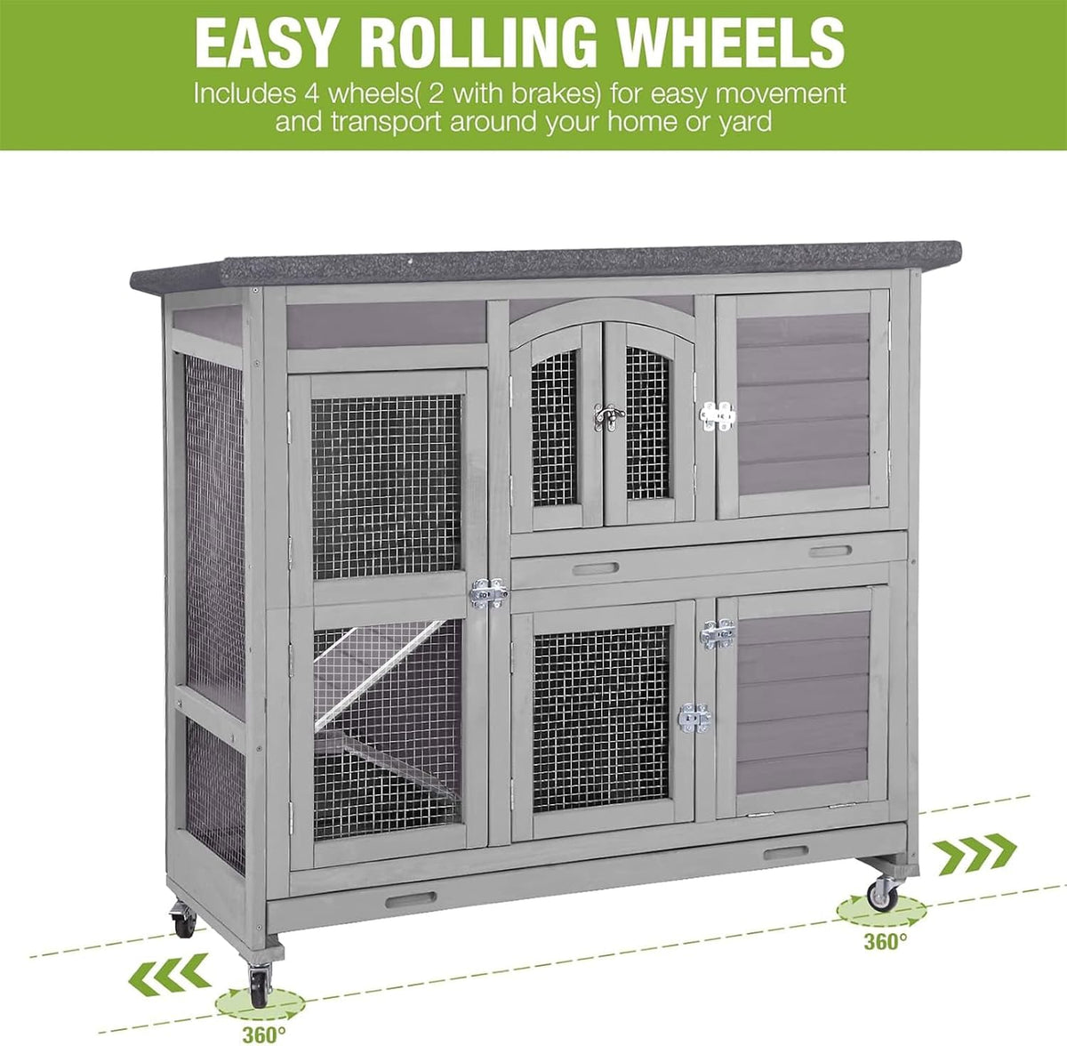 Rabbit Playpen Bunny Run Extension Indoor Small Animal Playpen