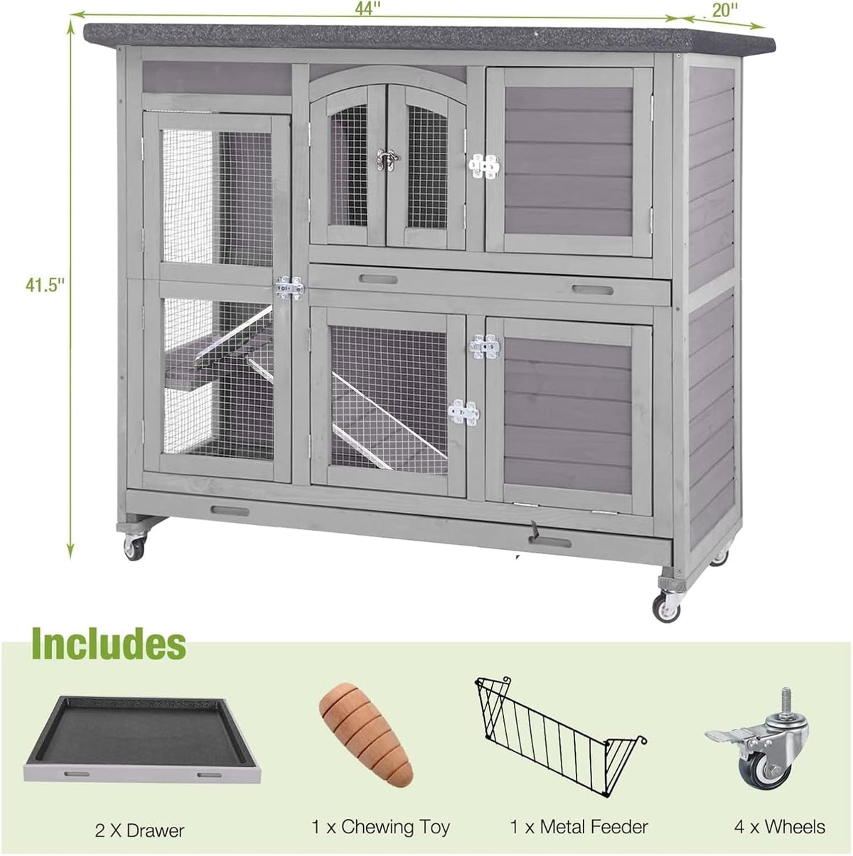 Rabbit Playpen Bunny Run Extension Indoor Small Animal Playpen