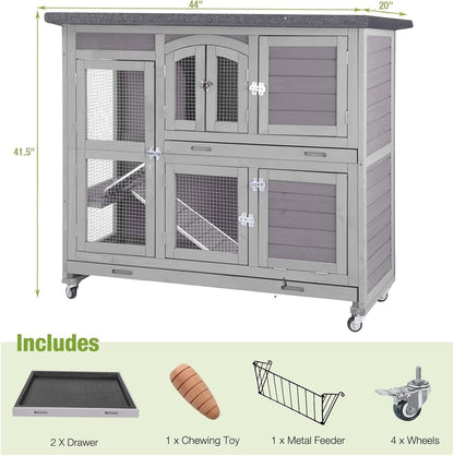 Rabbit Playpen Bunny Run Extension Indoor Small Animal Playpen