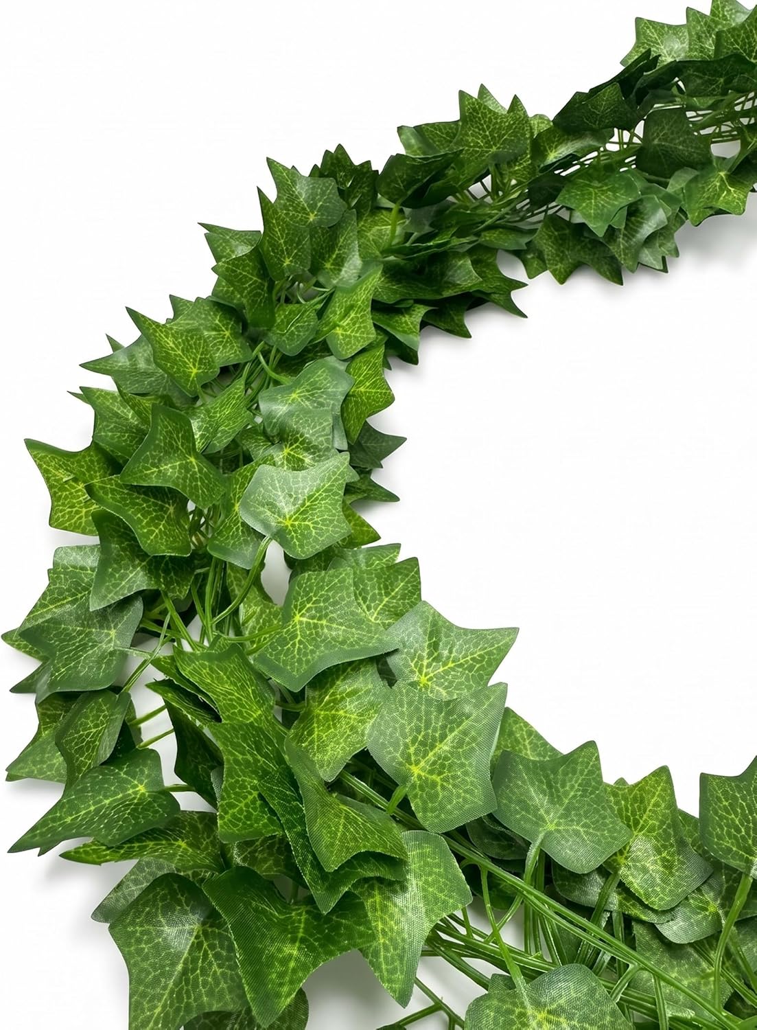 Fake Ivy 8 Pack 56FT Artificial Plants Indoor Outdoor Fake Plants Green Leaves Hanging Plant Fake Vines for Wedding Party Garden Bedroom Wall Decoration