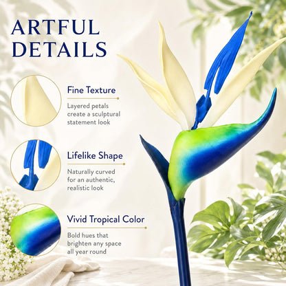 Bird of Paradise Artificial Plant - Tropical Flowers Artificial
