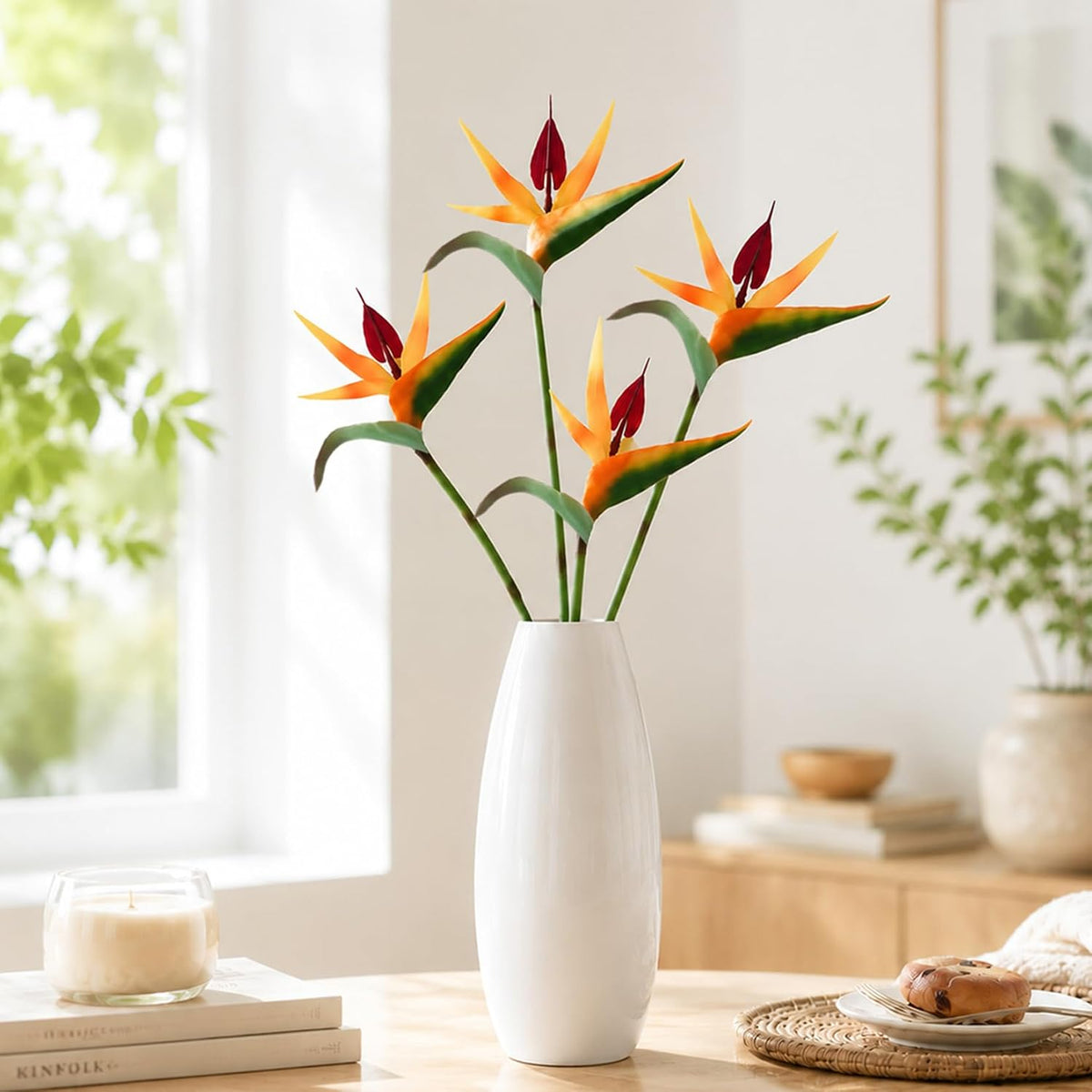 Bird of Paradise Artificial Plant - Tropical Flowers Artificial